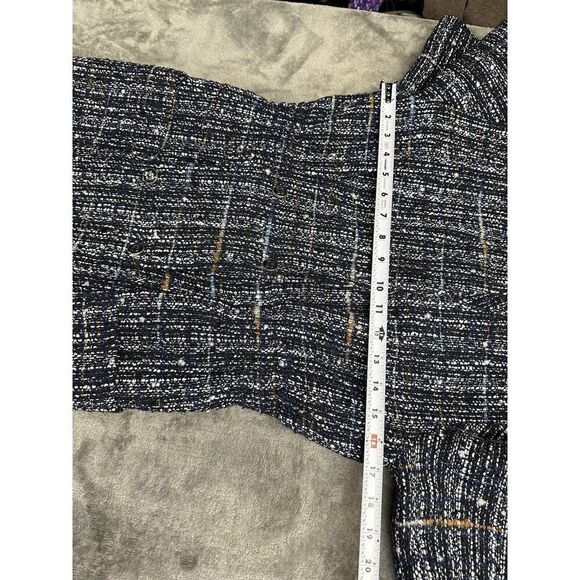 Sandro Black and White Tweed Mini Dress - Picture 10 of 16